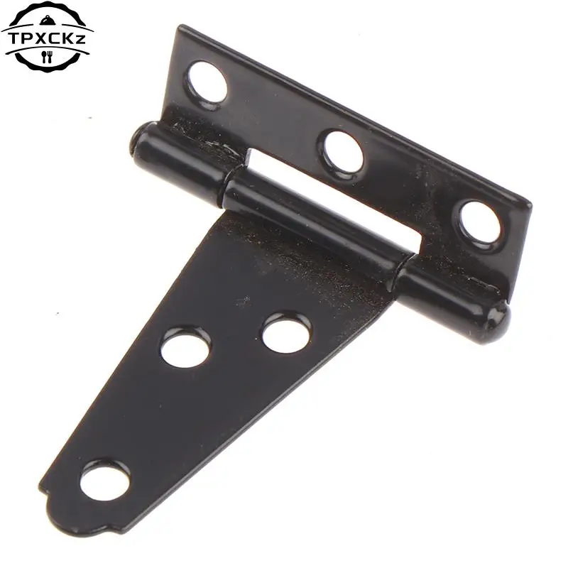 1X Iron Tee Hinge Black T hinges Cabinet Hinge Garden Shed 2-12inch Wooden Door Gate for Light Gates Doors Furniture Hardware door hinges