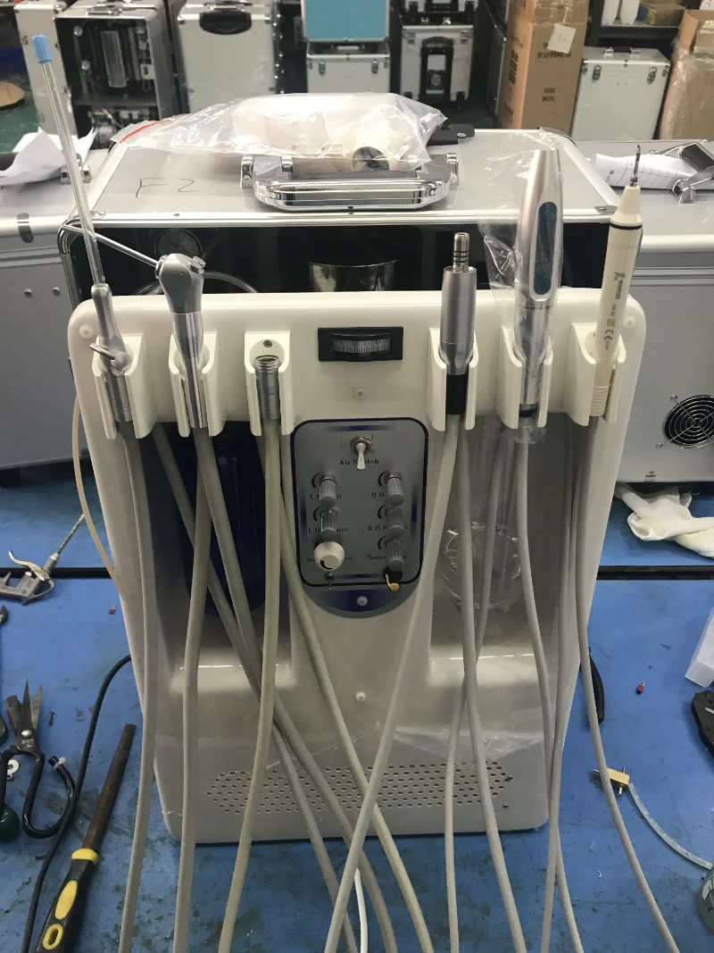 LTDC09 Modern Medical Dental- Equipment Mobile Dental- Chair Portable  Unit Manufacturer With Air Compressor 2