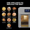 MAXX® Digital Air Fryer Oven, 26 Quart, 10-in-1 Countertop Toaster Oven & Air Fryer Combo-21 Presets up to 500 degrees, Includes 4