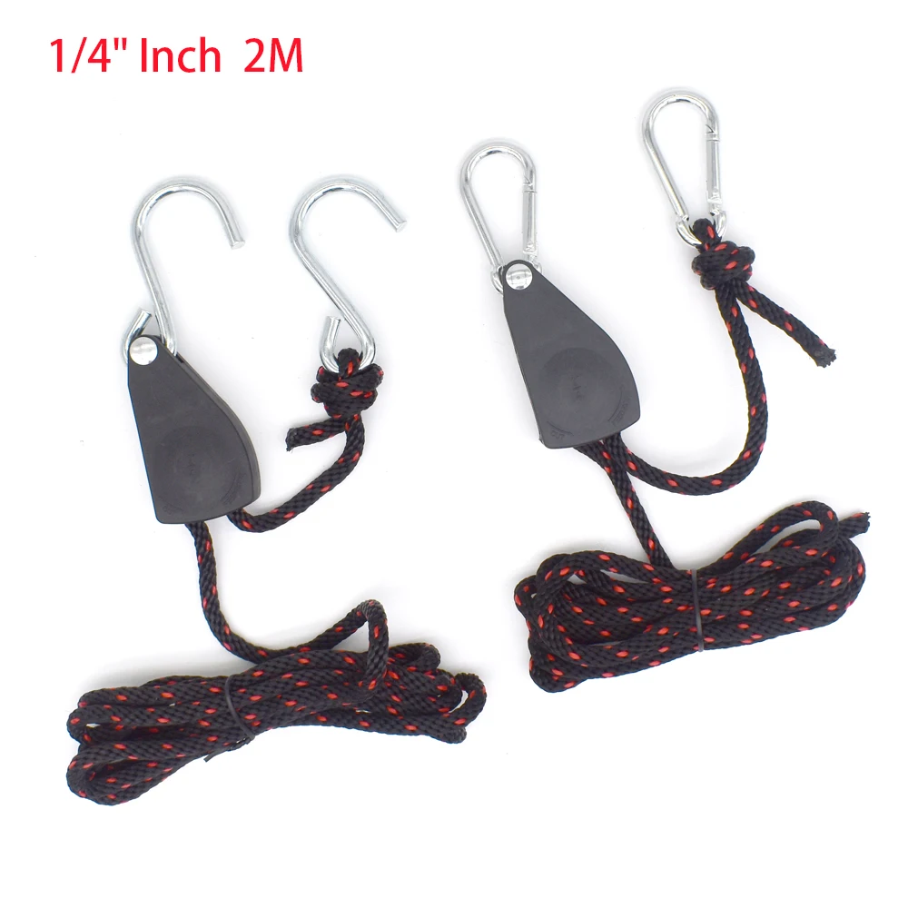 1/4 Inch Adjustable Heavy Duty Rope Hanger Rope Clip Hanger Grow