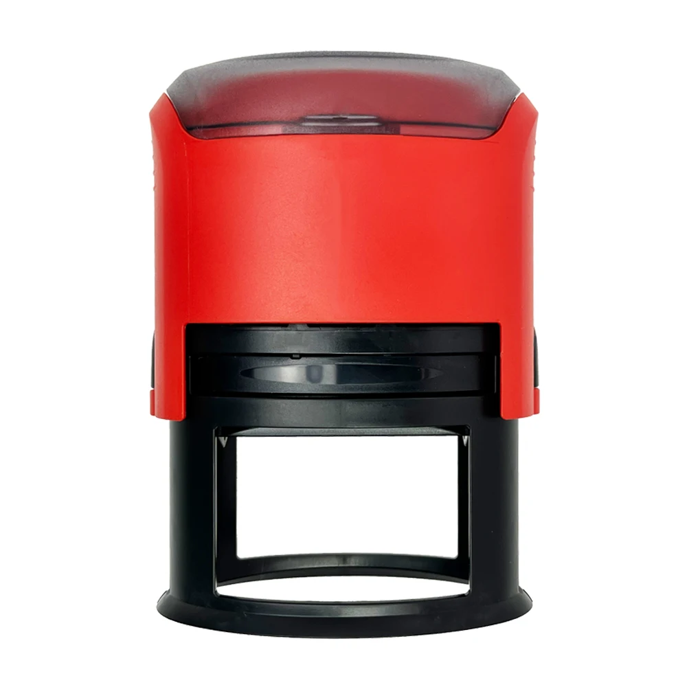 Customizable Self-Inking Stamp Date Stamp Oval/Round Laser Engraved RED/Black/Blue/Invisible UV Ink