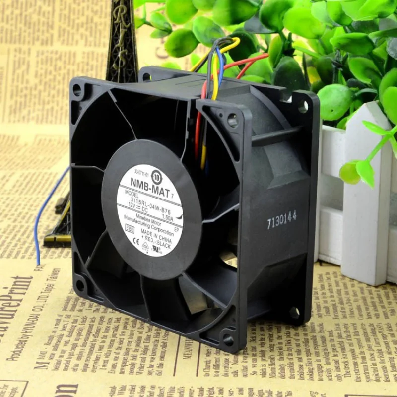 

3115rl-04w-b76 8038 12V 1.6a 8cm Max Airflow Rate PWM Speed Control Fan