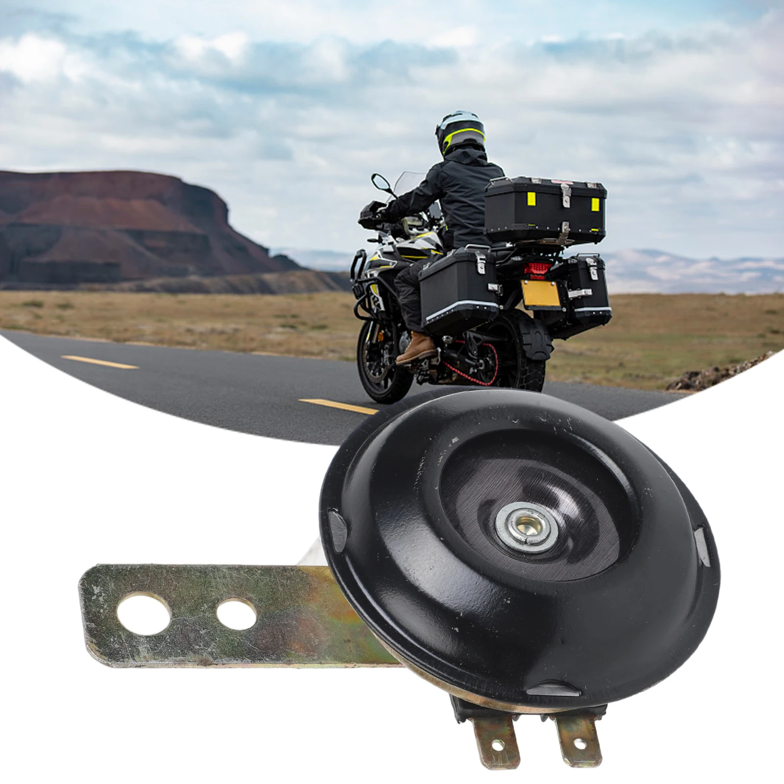 12V 105dB EL22222222222222222 전기 오토바이/모터바이크 경적 액세서리, 대부분의 스쿠터, ATV, 바이크, 베스파, 고카트에 적합