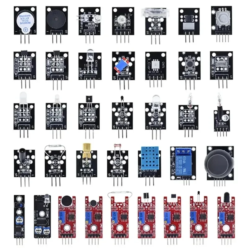 Modulo sensore 37 in 1 Progetto robot Arduino Kit ingresso fai da te UNO R3 MEGA2560 con scatola - immagine 6