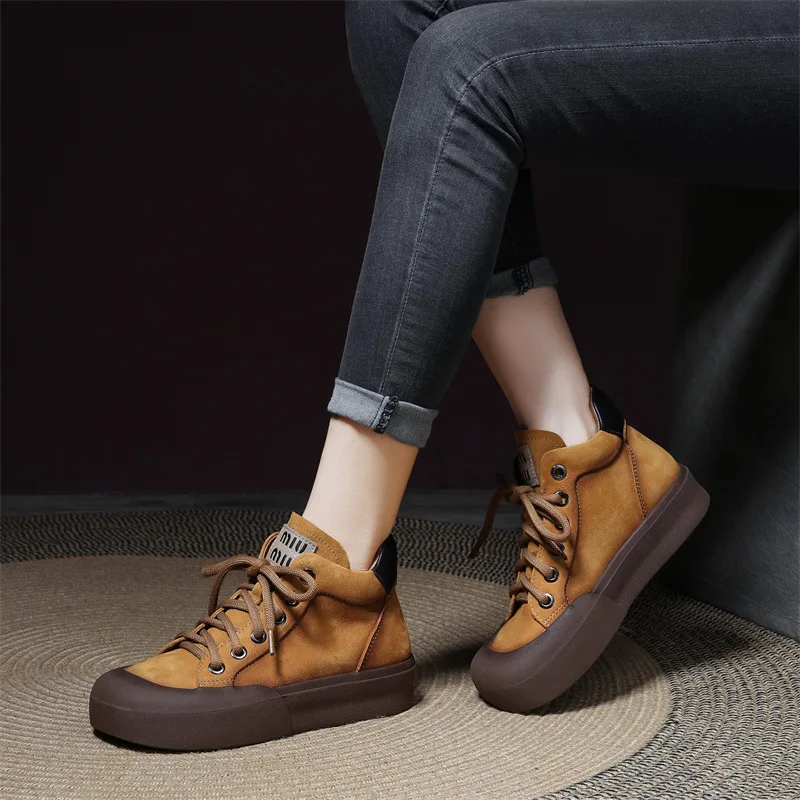 

Women Boots 2024 New Four Seasons Handmade Retro Motorcycle Short Boots Outdoor Thick Sole Casual Sports Shoes Travel Luxury