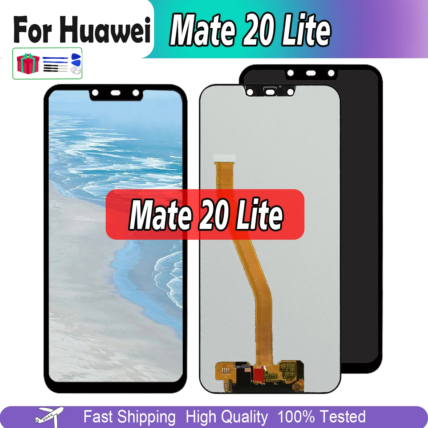6.3 ''Originale Per Huawei Mate 20 Lite Sne-Al00 Sne-Lx1 Sne-Lx2 Sne-Lx3 Ine-Lx2 Display Lcd Touch Screen Digitizer Assembly Repl