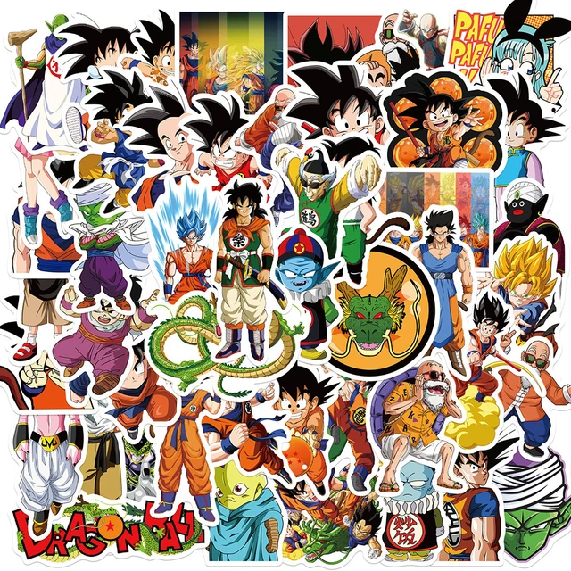 Dragon Ball Tattoo Stickers Anime Periphery Son Goku Vegeta Water Transfer  Sticker Children Cartoon Decals Decor Birthday Gifts - AliExpress