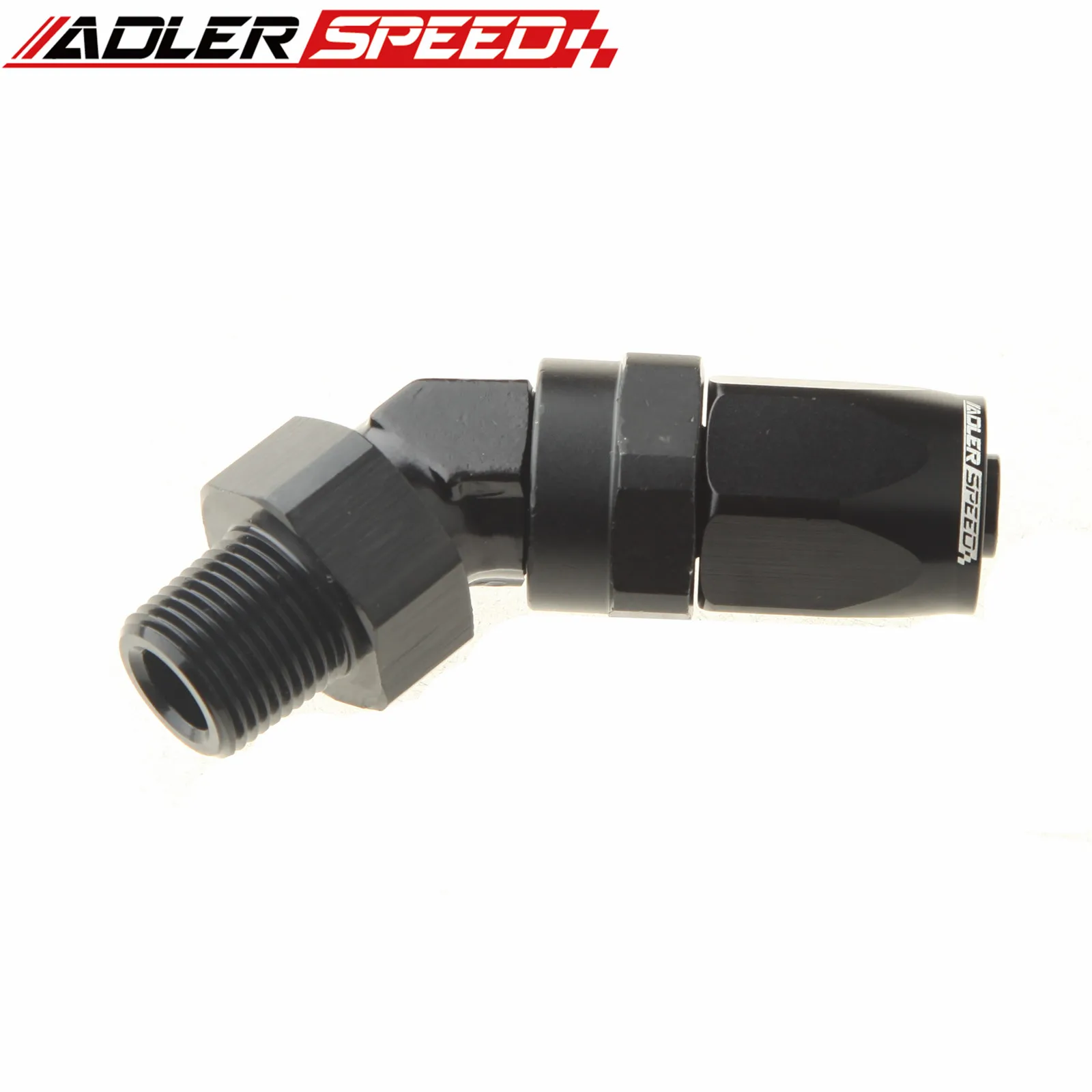 ADLERSPEED -6 AN AN6  1/8 NPT 직선/45도/90도 회전 호스 ..