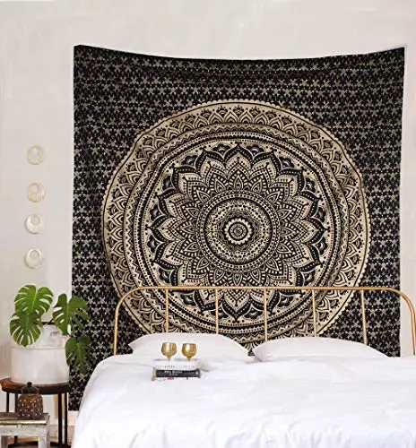 Tapestry Decorations Wall Tapestry for Bedroom Aesthetic Tapestry Hippie Boho Indie Bohemian Mandala India Bedroom Decor