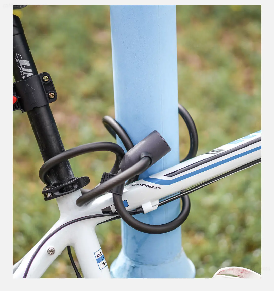 Digital Desbloquear Bloqueio Anti-Roubo Bicicleta Carregamento USB
