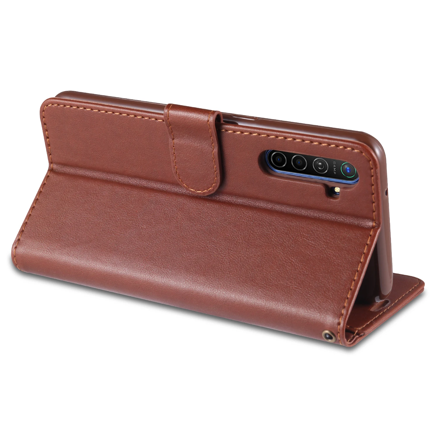 For OPPO K5 Realme X2 Cover Case Wallet PU Leather Phone Card Cases Soft TPU Book Flip For OPPO K5 Realme X2 Protector чехол