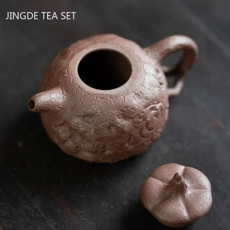 Boutique Yixing Purple Clay Teapots Handmade Zisha Beauty Tea Pot Tea Ceremony Supplies Customized Teaware Gifts Tea Infuser