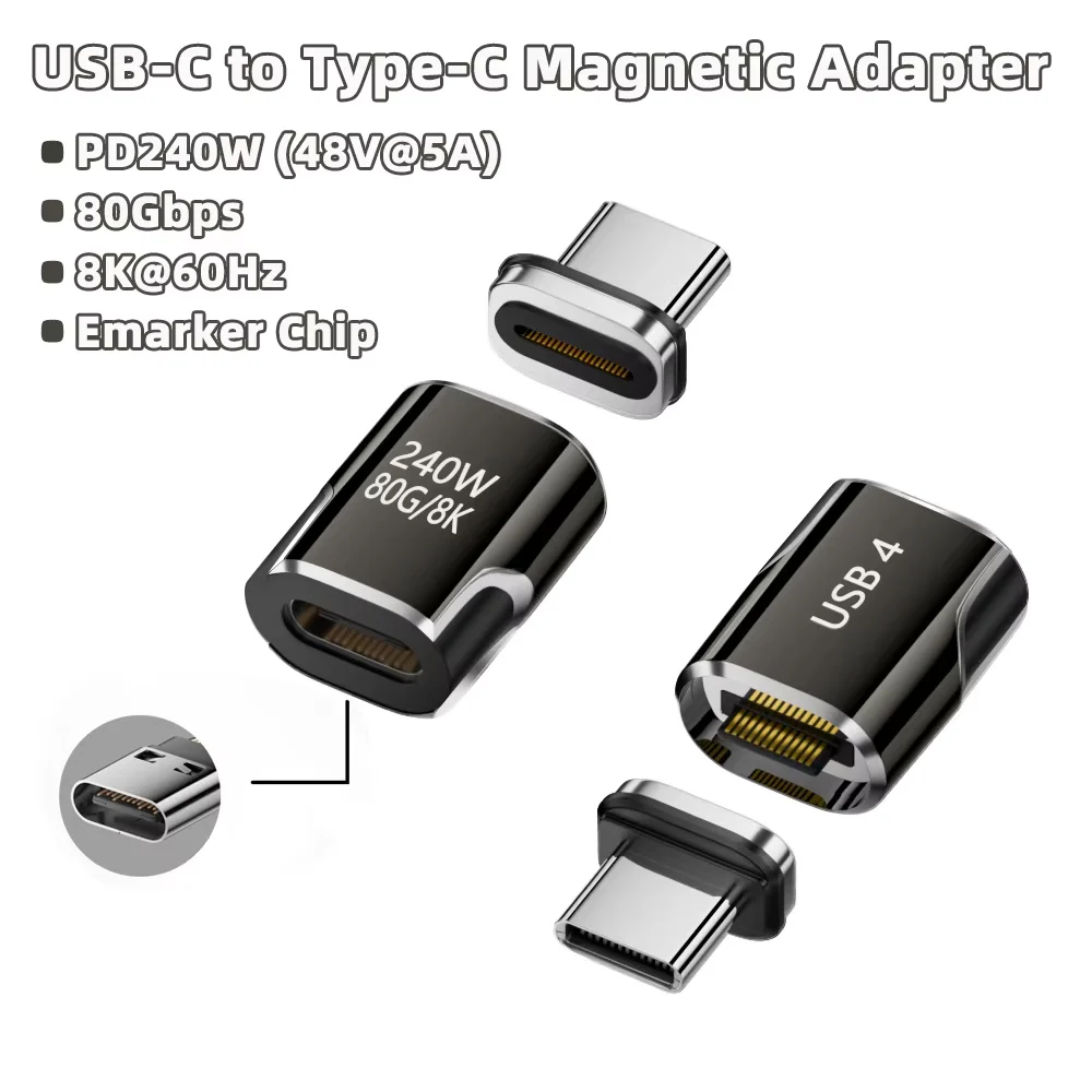 ตัวเลือกสินค้า สายชาร์จ USB-C ความเร็วสูง 240W 80Gbps รองรับ Thunderbolt 4/3