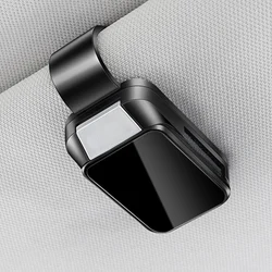Premium Car Sun Visor Eyeglass Holder and Organizer (Black)