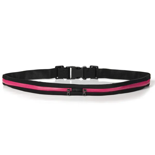 Waterproof Double Pocket Nylon Waist Pack