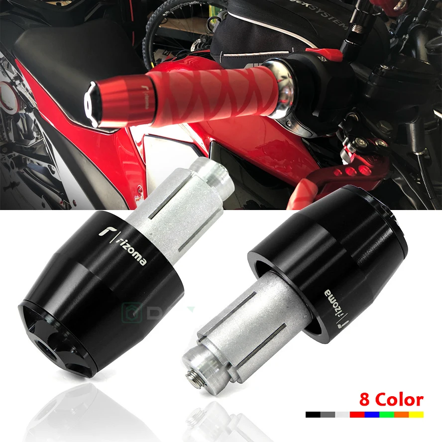 Motorcycle Handlebars Grips Ends Plug Caps For Yamaha MT07 09 FZ07