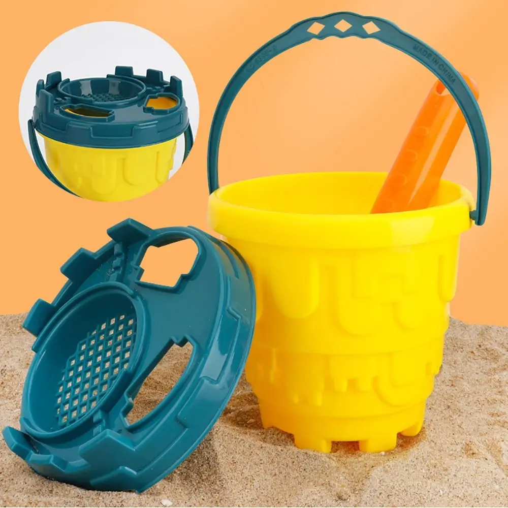 Sand Kit Outdoor Game Parent-Children Interactive Shovel Rake Mold Beach Castle Bucket Sand Toys Set Truck Trolley 2