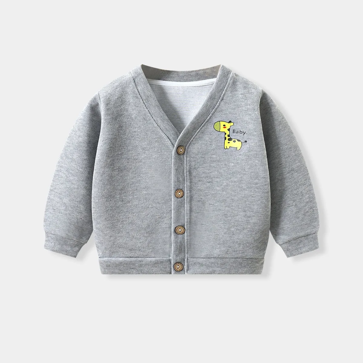 Baby Boys Autumn Clothing Sweater Jacket Printed Cartoon Cute Baby Girls Knit Cardigan Outerwear Kids Clothes Casual Jackets baby jacket