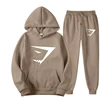 Shark Men Hooded Pant Sets Fashion Casual Hot Sales Hooded set High Quality Print OutfitsClothing Color Tracksuit S-3XL 6