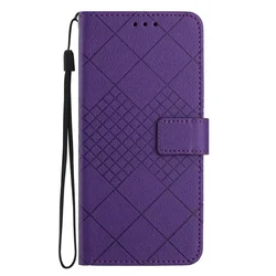 Soft Silicone Leather Wallet Flip Phone Case Cover - Enhanced Protection & Stylish Design for Realme C63 5G (PURPLE)