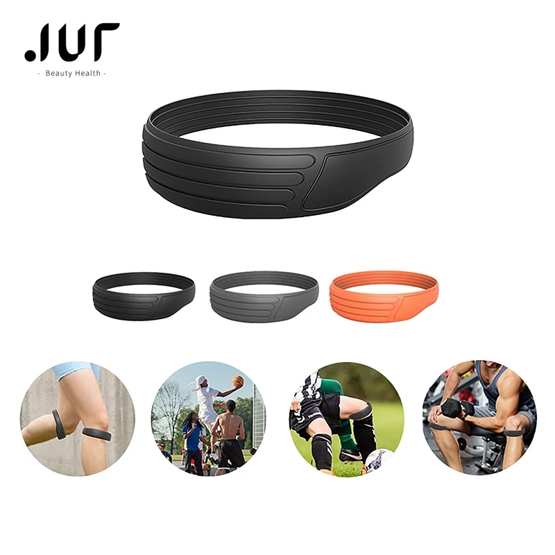 

New Patella Strap Knee Brace Silica Gel Patella Belt Elastic Protection Kneecap Running Sports Fitness Basketball Strong Support