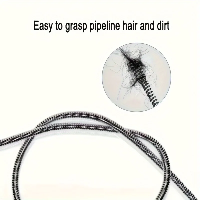 Electric Drain Cleaner Heavy-Duty Electric Drain Cleaner Spring Tube Dredger Household Plumbing Unclogs Toilets Sinks Kitchen Bathroom Cleaning Tools