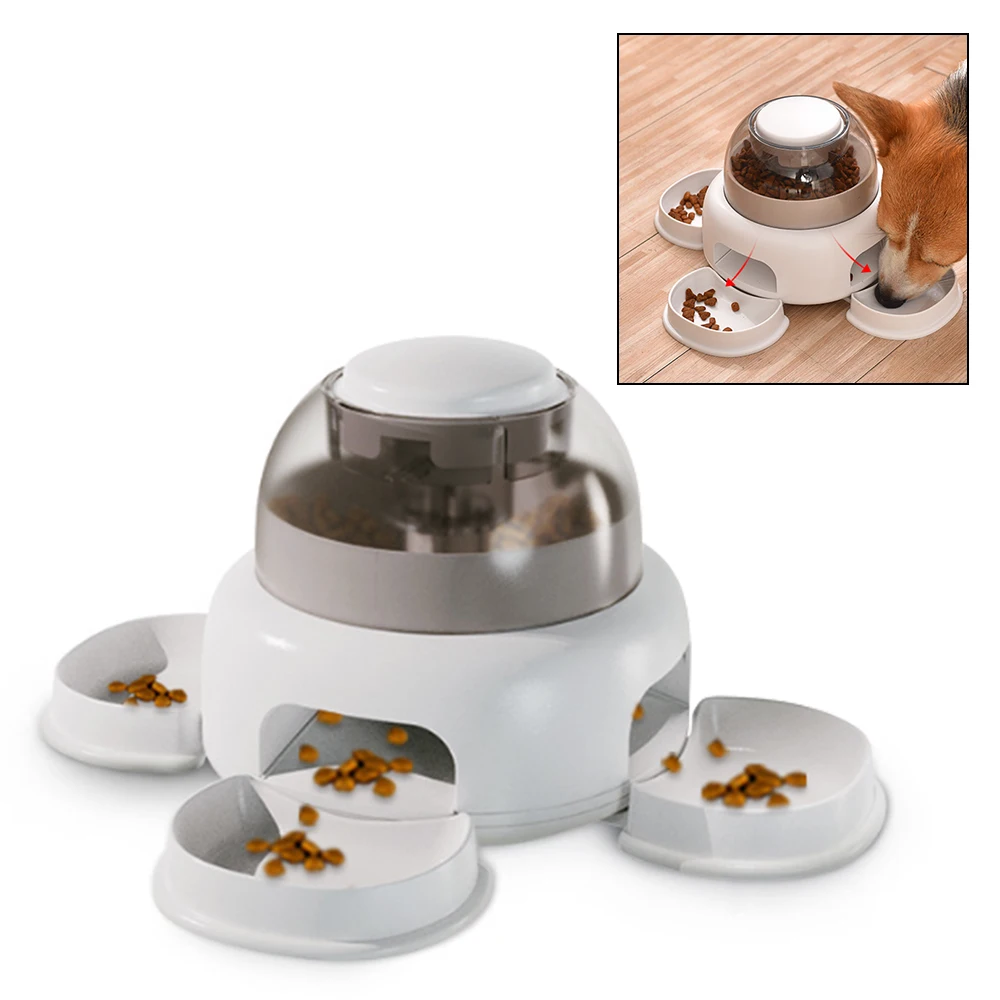 

Герметичная миска для питомцев, многофункциональный дозатор для дрессировки, медленная кормушка для кошек и собак, аксессуары для домашних животных