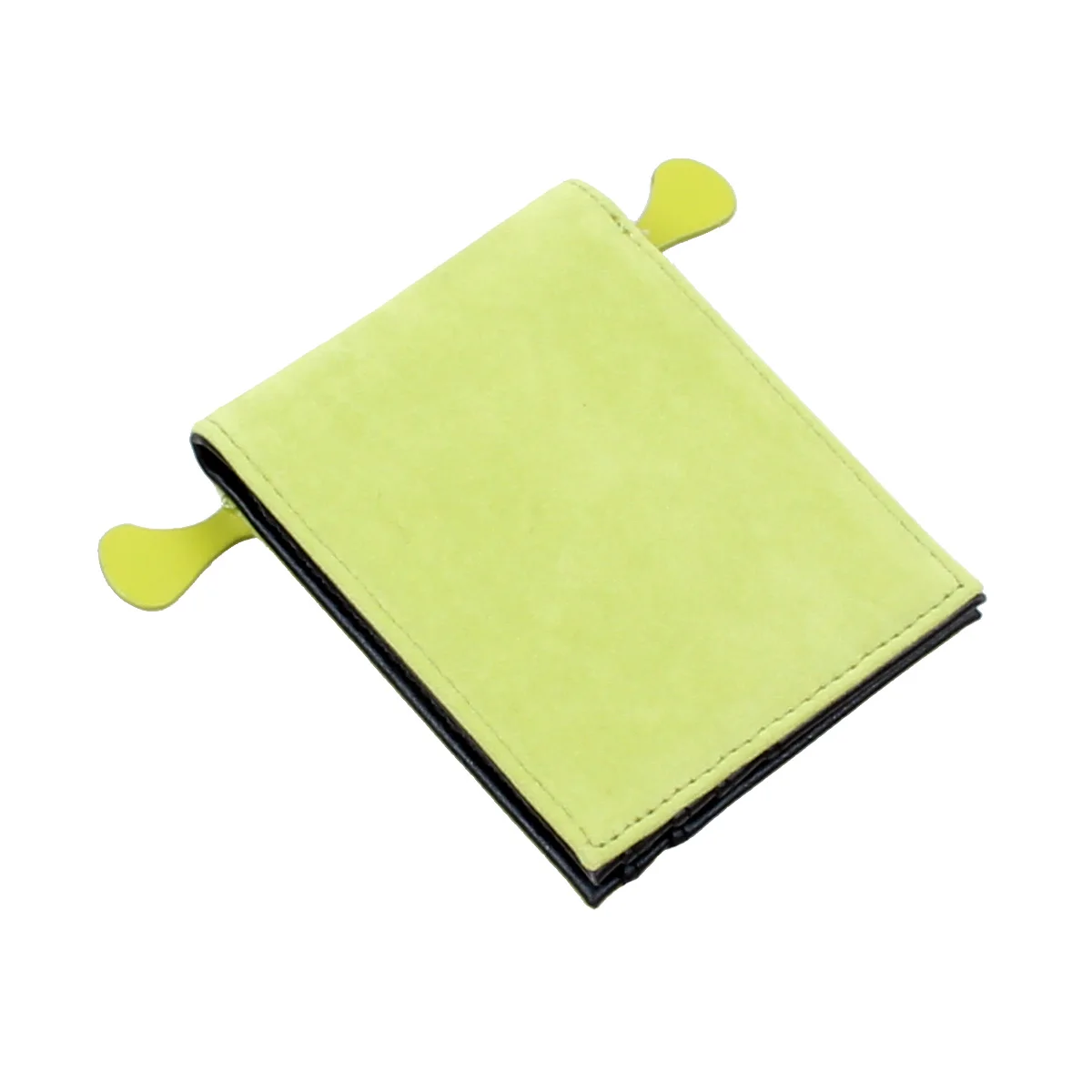 High quality embroidered green men's wallet, stylish and personalized women's card holder