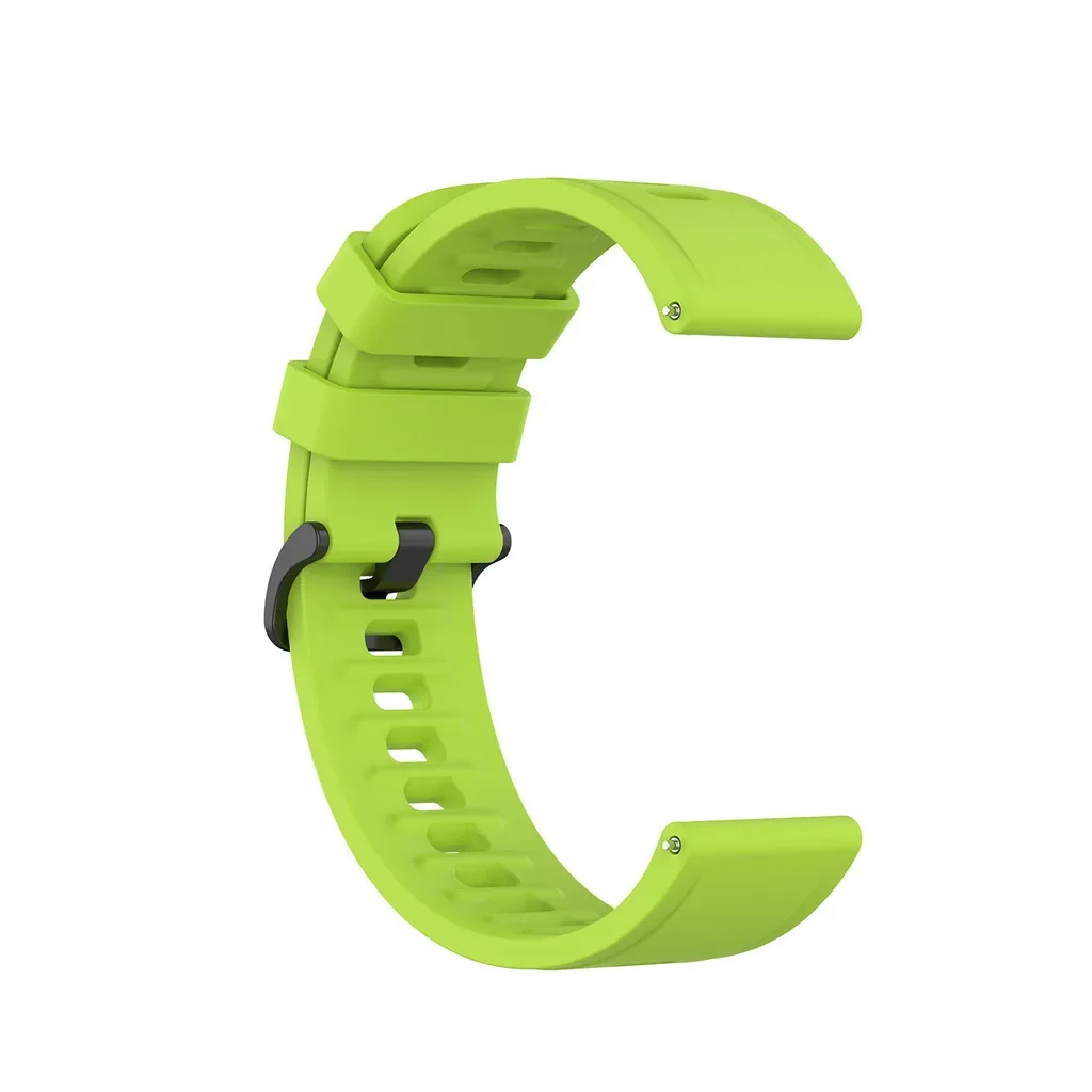 Premium Silicone Smartwatch Strap, 20-22mm - Vibrant Color Options