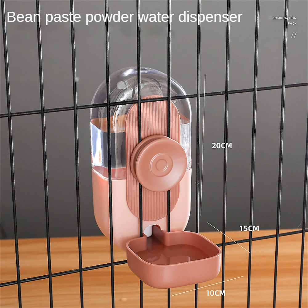 

Pet Water Fountain Stable Clip Design Feeder About 337g Hanging Pet Supplies Cat Hanging Cage Lift The Lid And Add Food