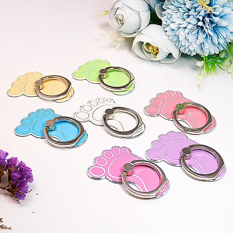 

metal foot Mobile Phone Socket Holder Universal 360 Degree Rotation Finger Ring Holder Magnetic Car Bracket Stand Accessories