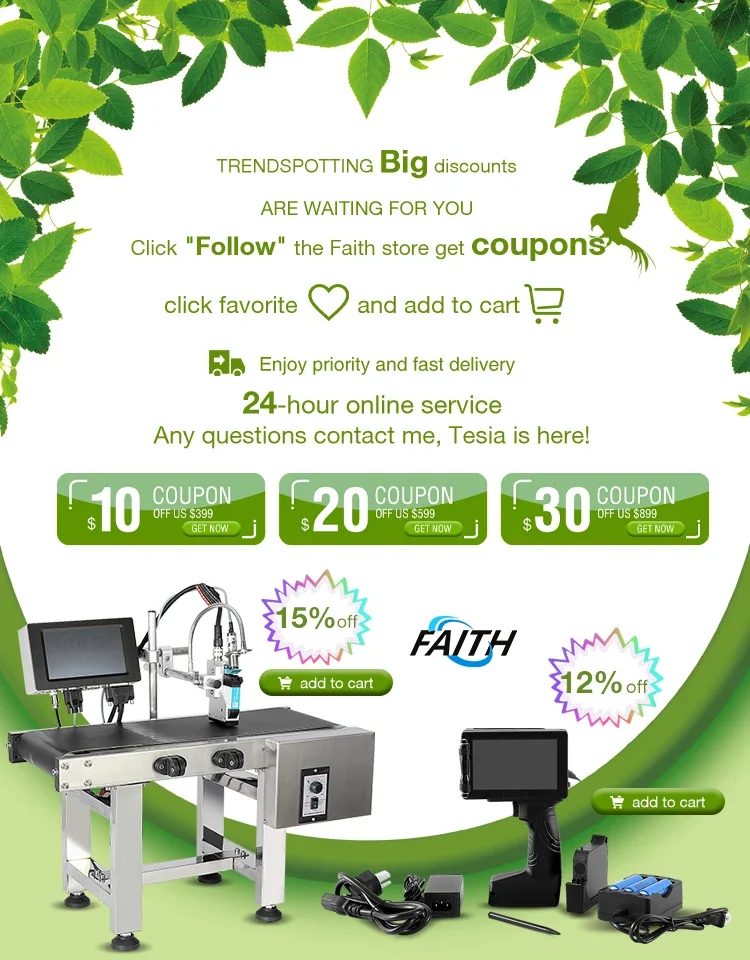 

Faith 1 pcs online inkjet printer with ink cartridge