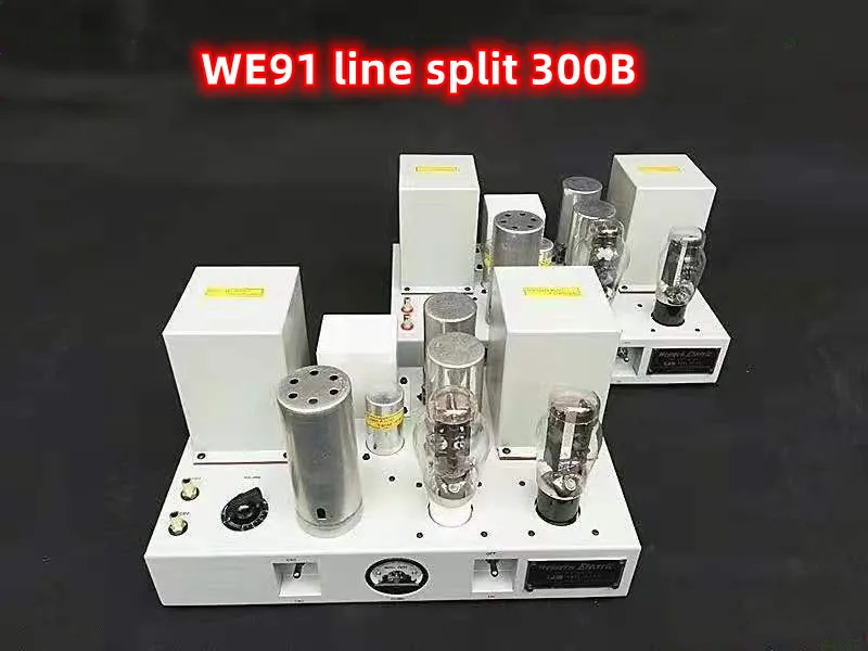 

Односторонний усилитель лампы American West Electric 91 line split 300B, мощность: 8 Вт + 8 Вт, полоса пропускания: 35 Гц-18 кГц