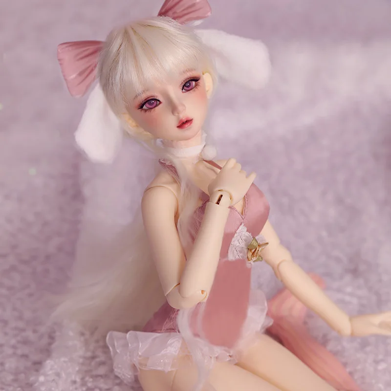 JOYBJD Heardind bjd Ball Jointed Doll 1/4 MSD Pink Noble