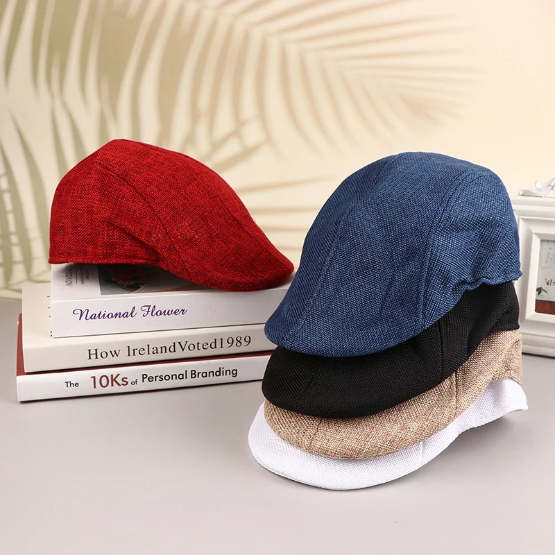 

1Pc Men Berets Spring Autumn Winter British Style Beret Hat Retro England Hats Male Hats Painter Caps Outdoor Street Hats