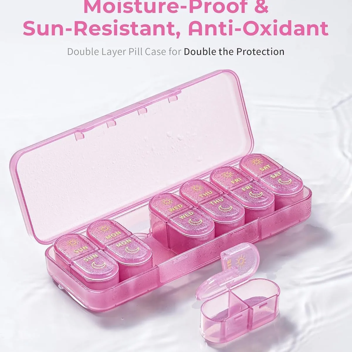 Deluxe Weekly AM/PM Pill Organizer