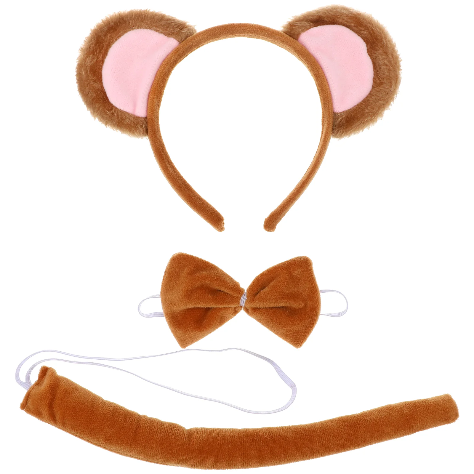 

Monkey Design Headband Bow Tie Tail Fancy Dress Costume Cosplay Halloween Birthday Party Favors Cosplay Party Accessories Skirt
