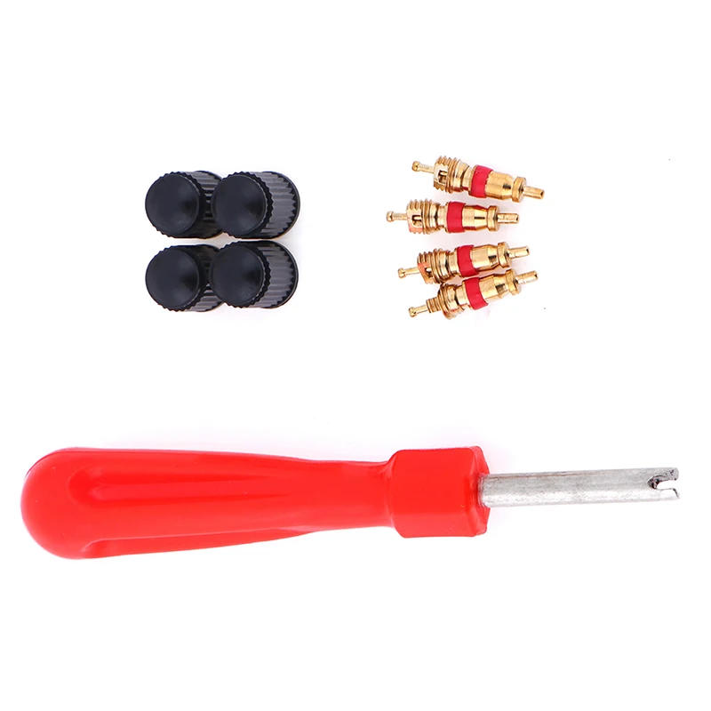 1Set Red Single Head Valve Core Tool Tire Repair Tools