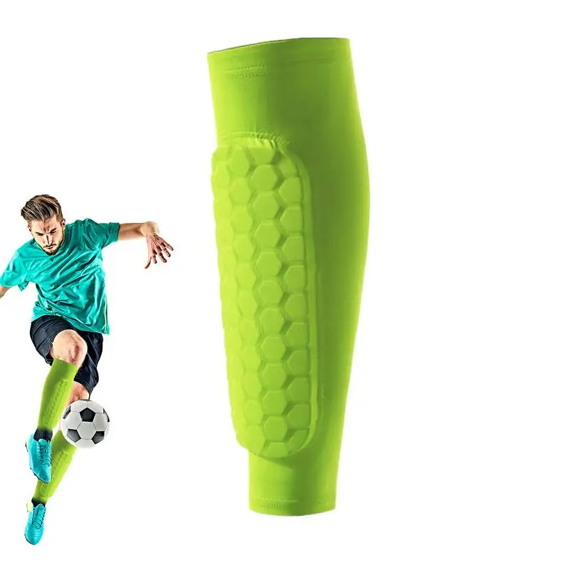 Soccer Shin Guards Breathable Martial Art Shin Guards Soccer Pads Moisture-Wicking Protector Anti-crash Leg Protection