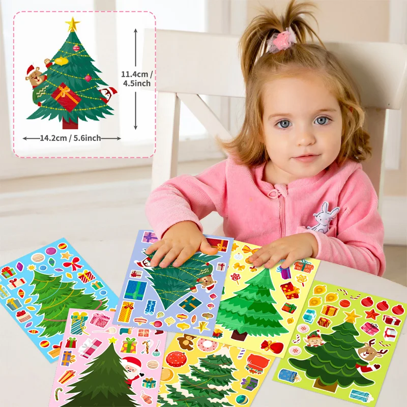 160Pcs Holiday Stickers Christmas Theme Stickers For Kids Christmas Ornament Stickers Bulk Pack Party Gifts For Adults Party