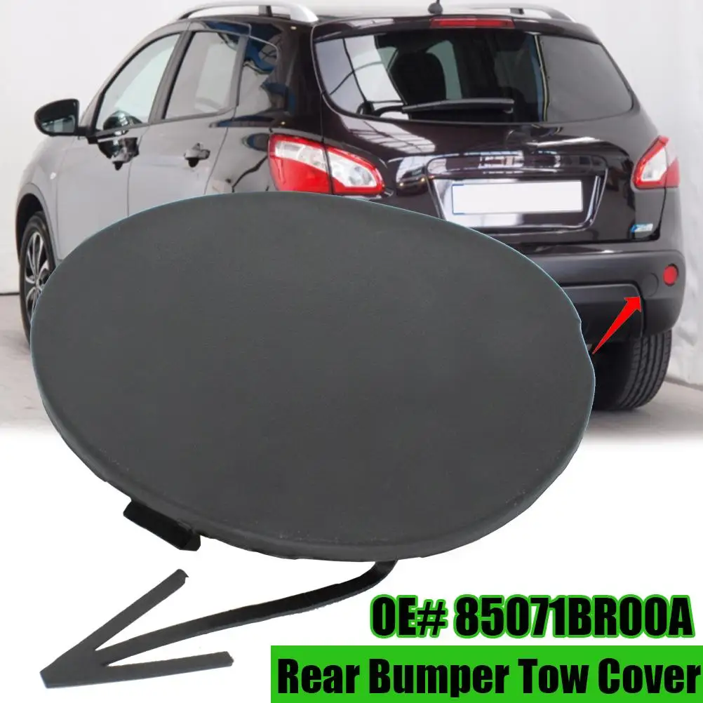 Car Bumper Hook Cover For Nissan Qashqai J10 2007-2014 Car Rear Bumper Tow Towing Hook Cover Cap