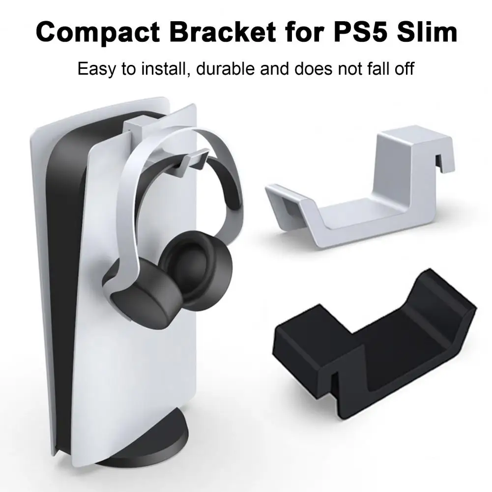 

Gaming Headset Storage Rack Ps5 Game Console Headset Hanger Space-saving Bracket for Easy Installation Headphone Mount Storage