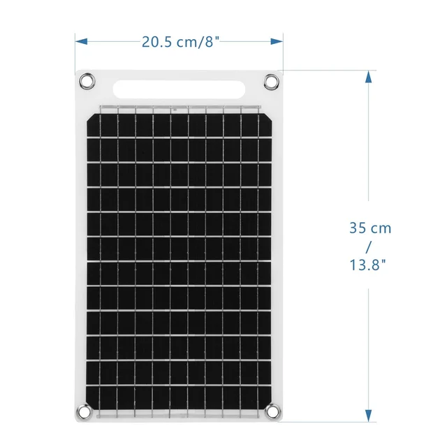 10W Portable Solar Panel-5V Lightweight Mini USB Solar Charger for Phones,Power Banks,Outdoor,Camping,Hiking,Backpacking 2