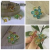 Original High Quality Rings 2025 New Trend Charm Luxury Colorful Flower Shining Crystal Fashion Ring for Women Romantic Gift 1