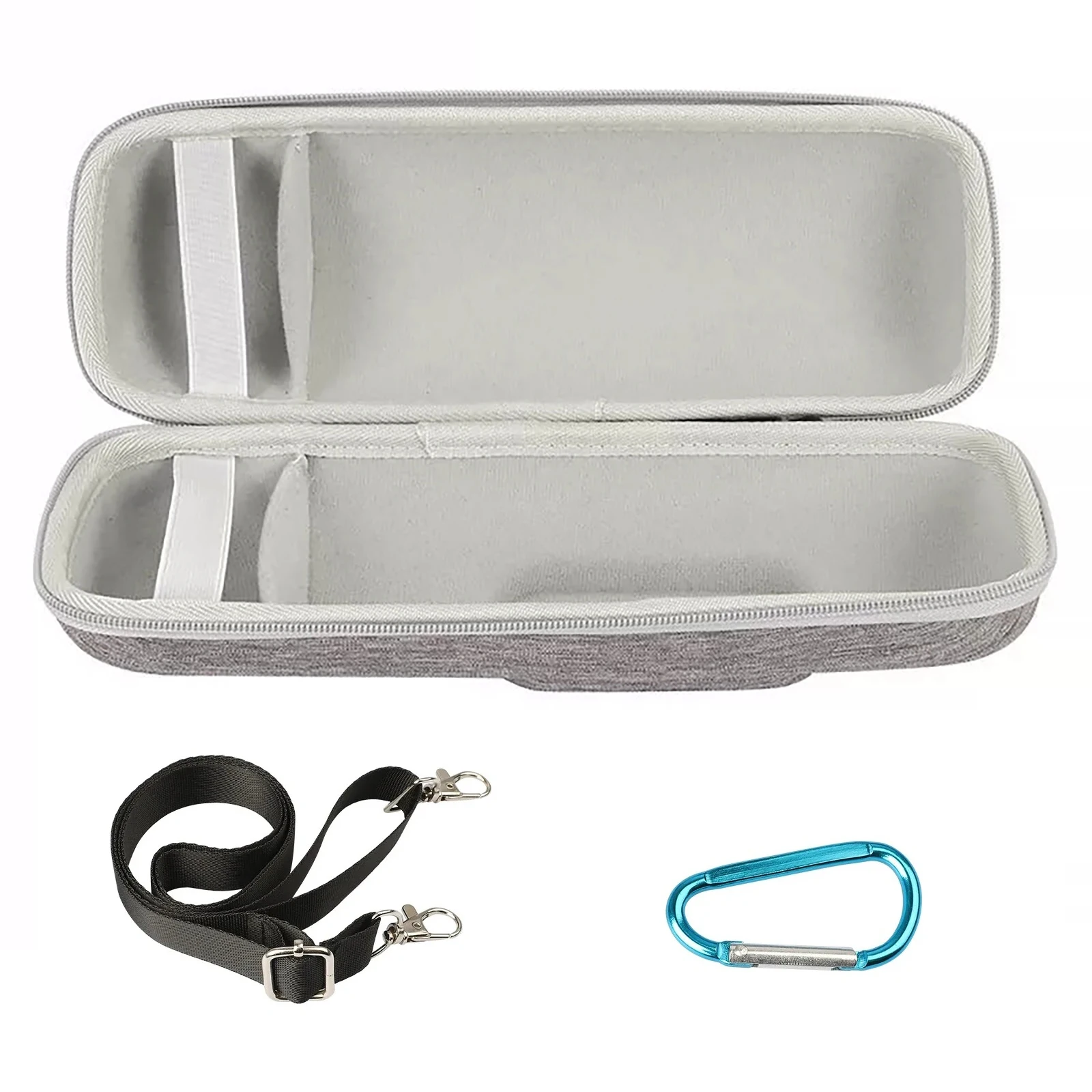 

1 шт. для JBL Charge 5 защитный чехол для Bluetooth-динамика с наплечным ремнем и карабином жесткий чехол из ЭВА