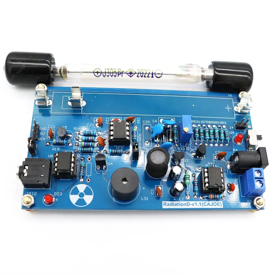 Assembled DIY Geiger Counter Kit, Assembled Radiation Detector System Miller Tube Nuclear Radiation Detector Geiger Counter Kit image 9