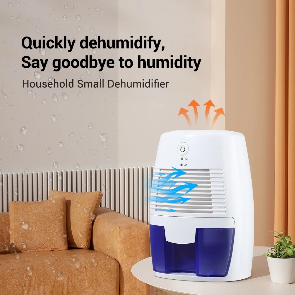 Portable Dehumidifier Device Air Purifier Mute Moisture Absorbers Air Dryer Home Room Office Kitchen Deodorizer Dryer