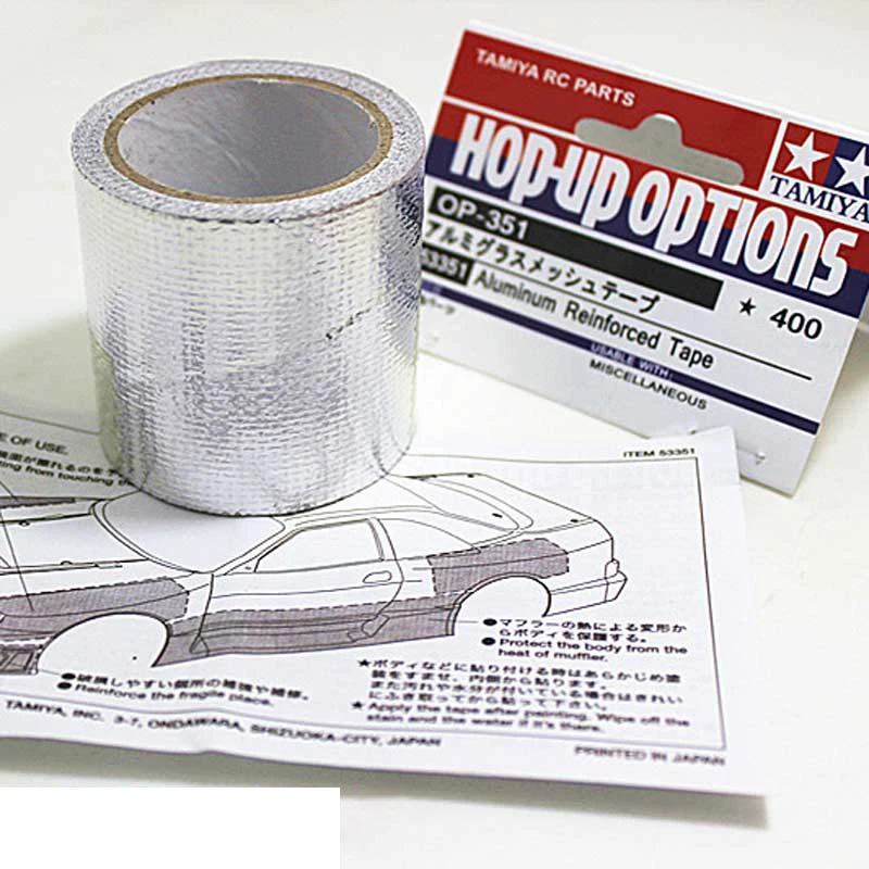 

Car shell reinforcement paper/aluminum tape suitable for RC off-road/drift/short truck upgrade accessories