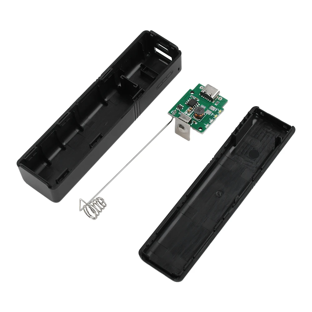 Taşınabilir Mobil Tip-C USB Güç Bankası Şarj Paketi Kutusu Pil Kutusu 1x21700 DIY