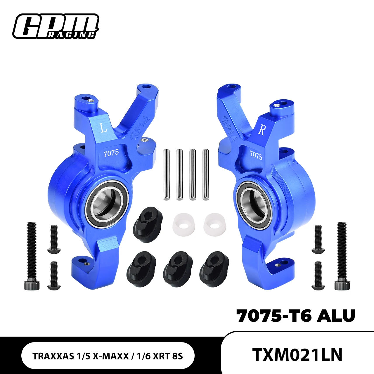 GPM 7075 Aluminum Front Steering Assembly Upgrade For Traxxas XO-1